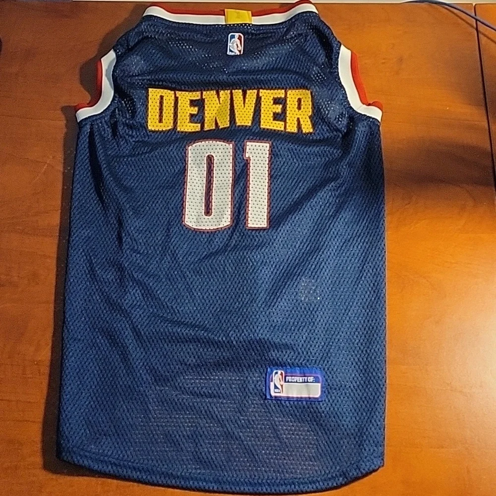 Denver 01 Blue Mesh Jersey For Dog